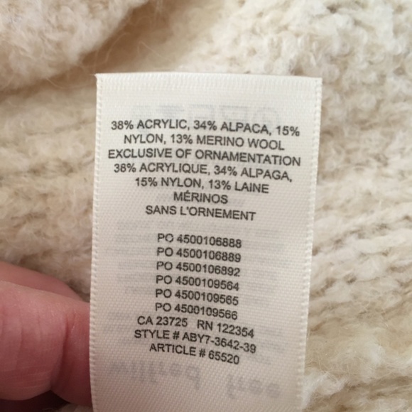 Wilfred Free Gwyneth sweater zip wool alpaca sz xs - Picture 6 of 7